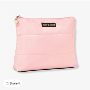 Juicy Couture Light Pink Pouch with just moi - Travel